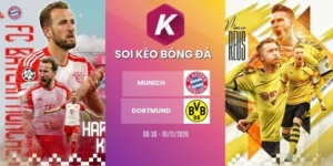 Soi kèo nhà cái Munich vs Dortmund, Bundesliga - 1/11/2026
