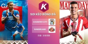 Tỷ lệ kèo Coventry City vs Sunderland, NHA - 31/10/2026
