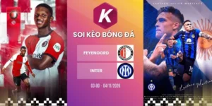 Tỷ lệ kèo Feyenoord vs Inter, C1 - 4/11/2026