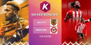 Tỷ lệ kèo Hull City vs Brentford - NHA, 25/10/2026