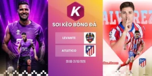 Tỷ lệ kèo Levante vs Atletico, La Liga - 31/10/2026