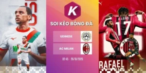 Tỷ lệ kèo Udinese vs AC Milan, Serie A - 26/10/2026